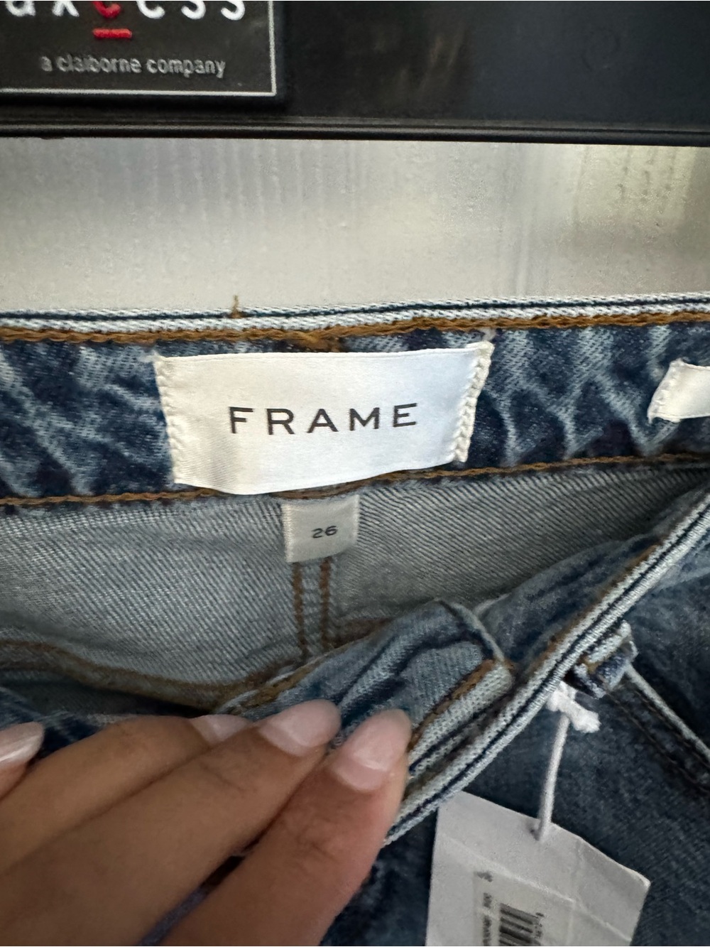 Frame High Rise The Ruler Jeans NWT - Picture 4 of 7